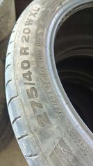 ((NOUSIS TYRES)))ΜΕΤΑΧΕΙΡΙΣΜΕΝΑ ΕΛΑΣΤΙΚΑ  275/40R20 CONTINENTAL  DOT 2022 ΤΟ ΖΕΥΓΑΡΙ  120 ΕΥΡΩ ΧΩΡΙΣ ΦΠΑ-thumb-1