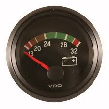 ΟΡΓΑΝΟ ΚΑΝΤΡΑΝ ΒΟΛΤΟΜΕΤΡΟ 18-32V Φ52mm VDO 332040001