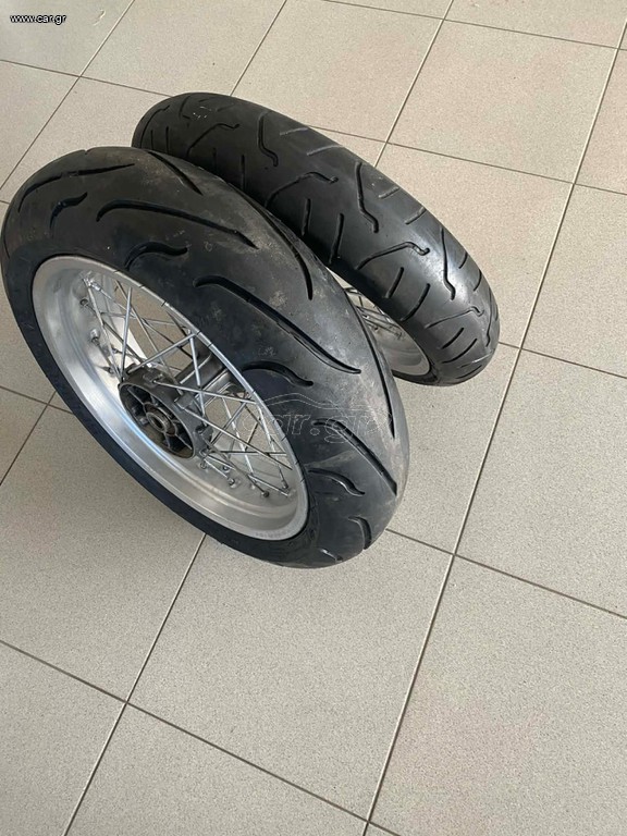 KTM 640 LC4 adventure 1998/2007 Ζευγάρι ζάντολαστιχα αλουμινίου Super Motart με Στεφάνια τις BEHR Made in Germany  σε άριστη κατάσταση