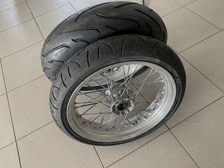 KTM 640 LC4 adventure 1998/2007 Ζευγάρι ζάντολαστιχα αλουμινίου Super Motart με Στεφάνια τις BEHR Made in Germany  σε άριστη κατάσταση-thumb-2