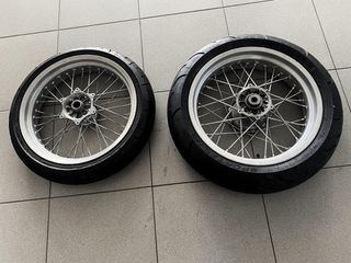 KTM 640 LC4 adventure 1998/2007 Ζευγάρι ζάντολαστιχα αλουμινίου Super Motart με Στεφάνια τις BEHR Made in Germany  σε άριστη κατάσταση-thumb-6