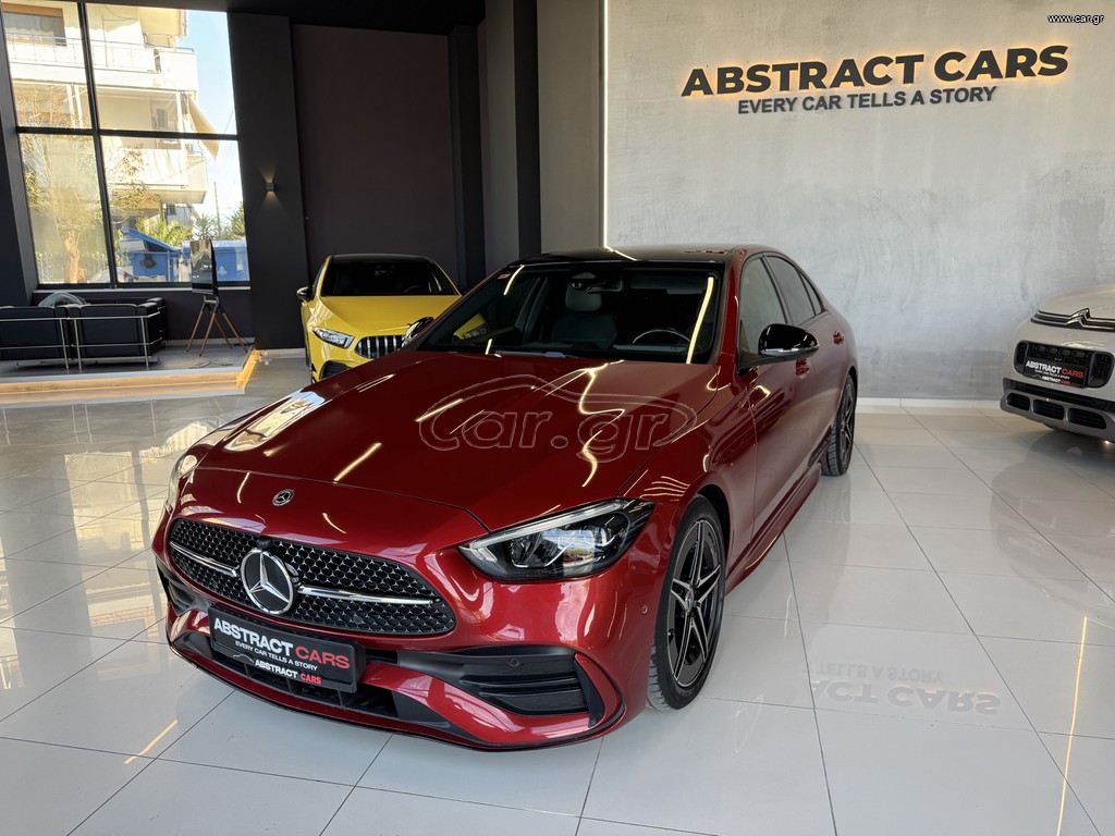 Mercedes-Benz C 220 2021 AMG LINE Hyacinth Red Metallic !!