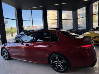 Mercedes-Benz C 220 2021 AMG LINE Hyacinth Red Metallic !!-thumb-4