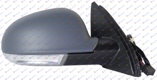 Carro ΚαθρέφτηΣ ΗΛΕΚΤΡΙΚΟΣ ΘερμαινόμενοΣ Βαφόμενος (Με Φλας & Φως Ασφαλείας) (CONVEX GLASS) κατάλληλο για VW GOLF V VARIANT 2007-2009 (1K5) - Δεξί - 1 Τεμ