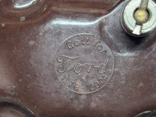 NOS Ford 6V ignition coil 1930s-1940s F78-12024 Prüfrex Mercury Lincoln-thumb-1