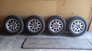 Τετράδα Ζάντες 15" Γνήσιες για BMW E36,E46 με θερινά ελαστικά Kleber Dynaxer HP4 205/60R15 91Η DOT4723