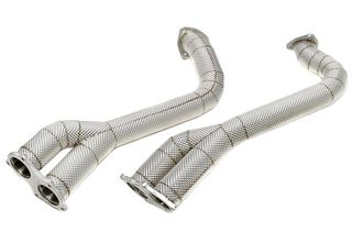Downpipe Βελτίωσης  +20-30HP ΕΧΤΡΑ με θερμοασπίδα, κατάλληλος για Porsche 718 Boxster/Boxster Spyder GTS 4.0 / 718 Cayman GTS 4.0/4.0 GT4 Type 982 +20-30HP Βελτίωσης