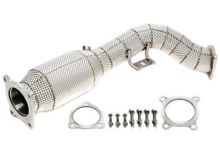 Downpipe Βελτίωσης  +20-30HP ΕΧΤΡΑ με θερμοασπίδα και καταλυτικό μετατροπέα κατάλληλος για Porsche Macan τύπου 95B_ 2.0TFSI +20-30HP Βελτίωσης