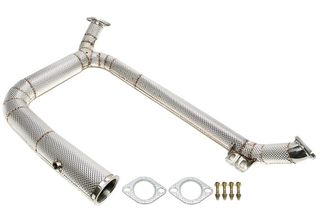Downpipe Βελτίωσης  +20-30HP ΕΧΤΡΑ με θερμομονωτική ασπίδα, χωρίς καταλυτικό μετατροπέα, κατάλληλο για Porsche 718 Boxster/718 Cayman 2.0/2.5l Τύπος 982 +20-30HP Βελτίωσης