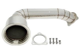 Downpipe Βελτίωσης  +20-30HP ΕΧΤΡΑ με θερμοασπίδα και καταλυτικό μετατροπέα / σωλήνας αντικατάστασης προ-cat κατάλληλος για Porsche Panamera /4 3.0T Τύπος 971 +20-30HP Βελτίωσης
