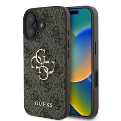 Guess 4g Big Logo Back Cover για iPhone 16 Plus - Καφέ