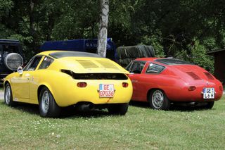 Carello light Abarth Simca, Alfa Romeo Giulietta Sprint Zagato SZ, Maserati Birdcage. σπάνιο φανάρι-thumb-7