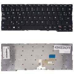 Teclado Español para Portátil - Spanish Laptop Keyboard για Lenovo Yoga 300-11IBY 80M0 300-11IBR 80M1 700-11ISK 80QE Flex 3-1120 80LX 5CB0J08378 5CB0J08396 5CB0J08422 ES No Frame Black ( Κωδ.40840ESNO