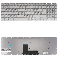Deutsche Tastatur für Laptop - German Laptop Keyboard για Toshiba Satellite L50-B L50D-B L50DT-B L50T-B L50-B-1GP AEBLIU00020 MP-13R83US-9201 AEBLIA00010 NSK-V90SQ DE No Frame White ( Κωδ.40329DENOFRW