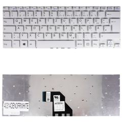 Deutsche Tastatur für Laptop - German Laptop Keyboard για Sony Vaio SVF SVF14 SVF14E SVF142 SVF143 SVF14N SVF1432 SVF1421 SVF 14E 9Z.NADBQ.20F DE No Frame White ( Κωδ.40314DENOFRWHITE )