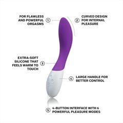 Lelo Mona Wave Vibrator Deep G-Spot Purple