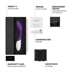 Lelo Mona Wave Vibrator Deep G-Spot Purple-thumb-1