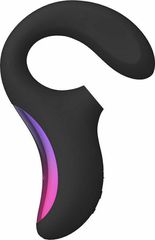 Lelo Enigma Dual Stimulation Sonic Massager Deep Black-thumb-1