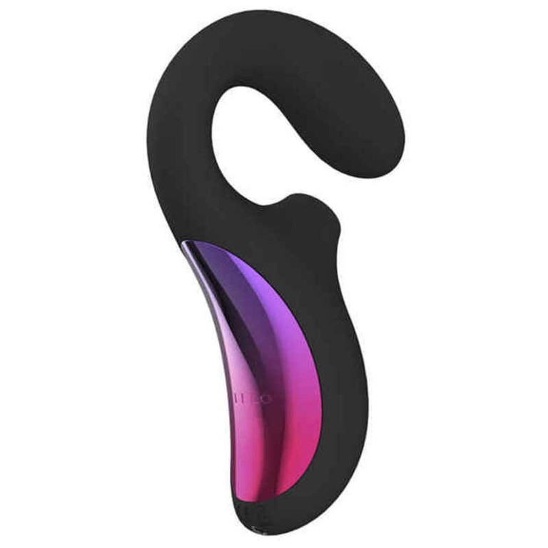 Lelo Enigma Dual Stimulation Sonic Massager Deep Black