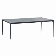 ΤΡΑΠΕΖΙ ΤΡΑΠΕΖΑΡΙΑΣ STAD HM6558.01 ΓΚΡΙ ΑΛΟΥΜΙΝΙΟ & SINTERED STONE TOP 220x100x74Υεκ