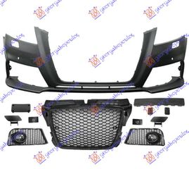 Carro Προφυλακτήρας Εμπρός (S3 LOOK) (Με 2 PDC & ΠιτσιλιστήριΑ) κατάλληλο για AUDI A3 2008-2012 (8P1/8PA/8P7) - 1 Τεμ