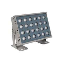 Προβολέας Σποτ Wall Washer LED 36W 2880lm 30° DC 24V Αδιάβροχο IP65 Πολύχρωμο RGB Dimmable DMX512 - Bridgelux SMD Chip - Γκρι - Μ22 x Π11 x Υ16.5cm - 3 Χρόνια Εγγύηση