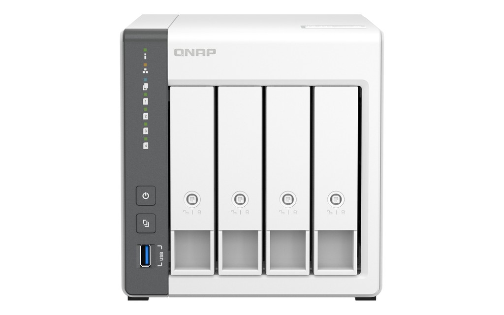 QNAP TS-433 NAS Tower Σύνδεση Ethernet/LAN Cortex-A55