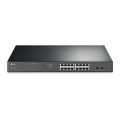TP-Link TL-SG1218MPE Διαχειρίσιμος L2 Gigabit Ethernet (10/100/1000) PoE τροφοδοτικού 1U Μαύρος (Μαύρο)