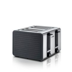 Φρυγανιέρα Bosch TAT7S45 1800W για 4 φέτες Μαύρη/Inox