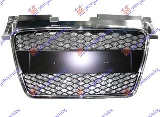 Carro Μάσκα (RS LOOK) Χρώμιο/Μαύρη κατάλληλο για AUDI TT 2006-2014 (8J3/8J9) - 1 Τεμ