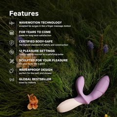 Lelo Loki Wave 2 Prostate Massager - Purple-thumb-3