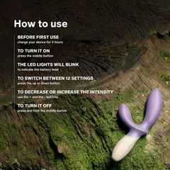 Lelo Loki Wave 2 Prostate Massager - Purple-thumb-2