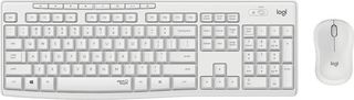 Logitech MK295 Silent Ασύρματο Σετ Πληκτρολόγιο & Ποντίκι Αγγλικό US Λευκό