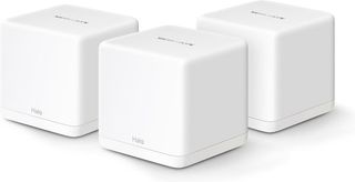 Mercusys Halo H60X WiFi Mesh Network Access Point Wi-Fi 6 Dual Band (2.4 & 5GHz) σε Τριπλό Kit Λευκό