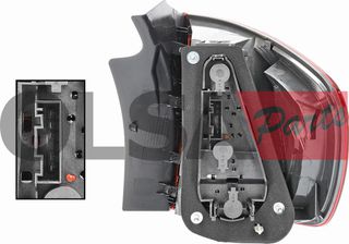 Carro Φανάρι Πίσω Έξω (Ε) (DEPO) κατάλληλο για BMW X1 2013-2015 (E84) / 63212992477 - Αριστερό - 1 Τεμ