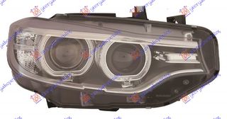 Carro Φανάρι Εμπρός Bi-Xenon Με Φως Ημέρας LED (Ε) (DEPO) κατάλληλο για BMW SERIES 4 COUPE/CAB 2014-2020 (F32/F36/F33/F82) / 63117377844 - Δεξί - 1 Τεμ