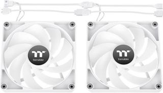 Thermaltake CT120 Reverse Case Fan με ARGB Φωτισμό και Σύνδεση 3-Pin / 4-Pin PWM 2τμχ Λευκό
