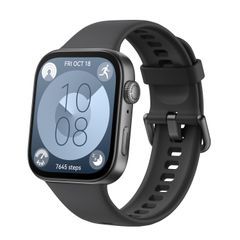 Huawei Watch Fit 3 Aluminium 43mm Αδιάβροχο με Παλμογράφο (Μαύρο)