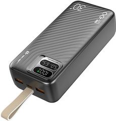 Tracer Blaze Power Bank 30000mAh 65W με 2 Θύρες USB-A και Θύρα USB-C Μαύρο