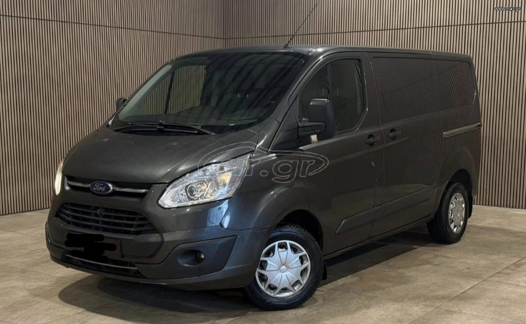 Κλούβα Ford 2017 Transit Custom 2.0 Ecoblue 3 ΘΕΣΙΟ 2 Χ ΠΟΡΤΕΣ ΠΛΑΙΝΕΣ NAVI