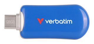 Verbatim 128GB USB 2.0 Stick με σύνδεση USB-C Μπλε