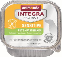 Animonda Integra Protect Sensitive Υγρή Τροφή Σκύλων σε Ταψάκι με Γαλοπούλα χωρίς Σιτηρά 150gr