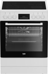 Κουζίνα με Κεραμικές Εστίες Beko FBE67300WCS Π60εκ. Λευκή