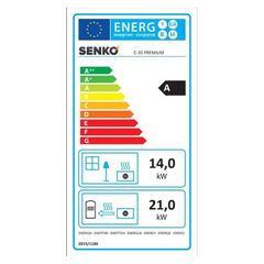 Senko C-35 Premium σόμπα καλοριφέρ Μπορντό-thumb-5