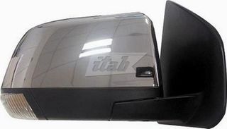Carro ΚαθρέφτηΣ ΗΛΕΚΤΡΙΚΟΣ ΘερμαινόμενοΣ ΗΛΕΚΤΡΙΚΑ ΑΝΑΚΛΙΝΟΜεΝΟΣ Χρώμιο (Με Φλας LED) (Α Ποιότητα) (CONVEX GLASS) κατάλληλο για ISUZU P/U D-MAX 2016-2020 (TFR/TFS) / 8980653454 - Αριστερό - 1 Τεμ