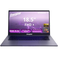 Φορητός Υπολογιστής Energizer EnergyBook 18.5" AMD Ryzen 5 16GB/512GB SSD Windows 11 Grey