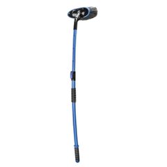 Lampa ΒΟΥΡΤΣΑ ΠΛΥΣΙΜΑΤΟΣ (25x10cm) ΜΕ ΤΗΛΕΣΚΟΠΙΚΟ ΚΟΝΤΑΡΙ ΑΛΟΥΜΙΝΙΟΥ (102-155cm) ΜΑΥΡΟ/ΜΠΛΕ LUNA LAMPA - 1 ΤΕM.