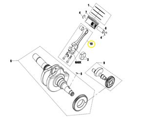 Μπιέλα Mark I CF Moto CF.450 AU-3LH 2026-2026 LONG 0800-042000-00013