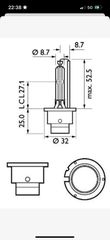 Xenon X2 λάμπες  d2s Phillips Xtreme-vision gen2-thumb-3