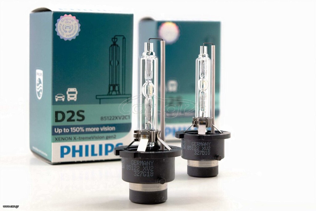 Xenon X2 λάμπες  d2s Phillips Xtreme-vision gen2